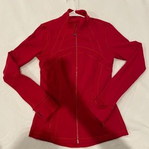 Red Lululemon define jacket